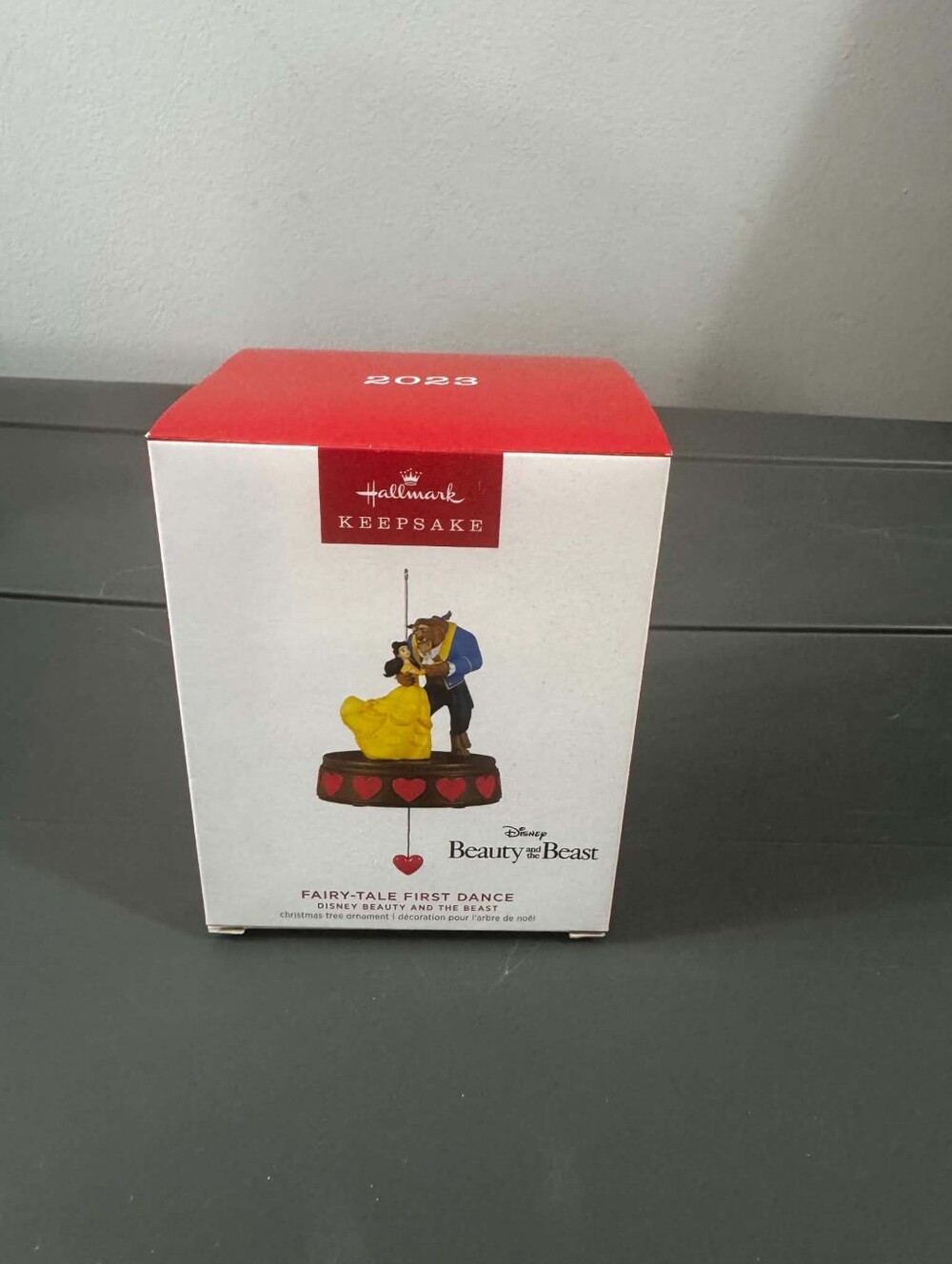 2023 Hallmark Keepsake Disney Beauty and the Beast Fairy-Tale First Dance Orname